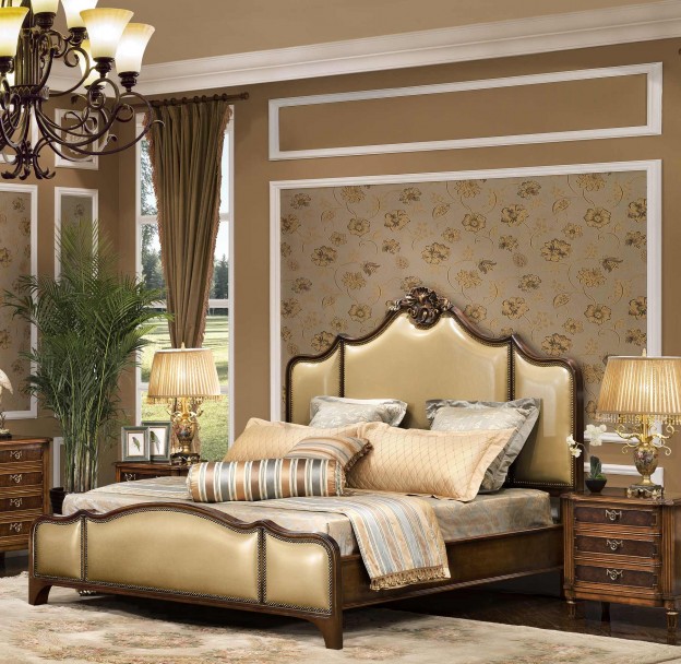 Dorchester Bed shown in Vintage Cohiba finish