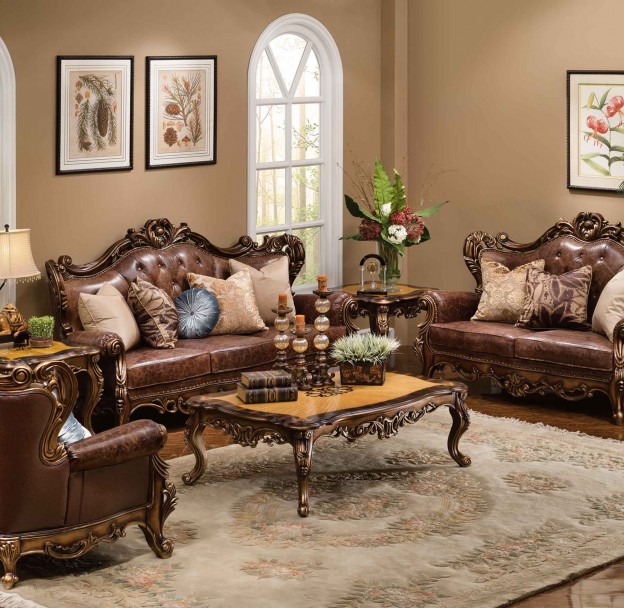 Birchwood 5-pc Living Room shown in Parisian Bronze finish