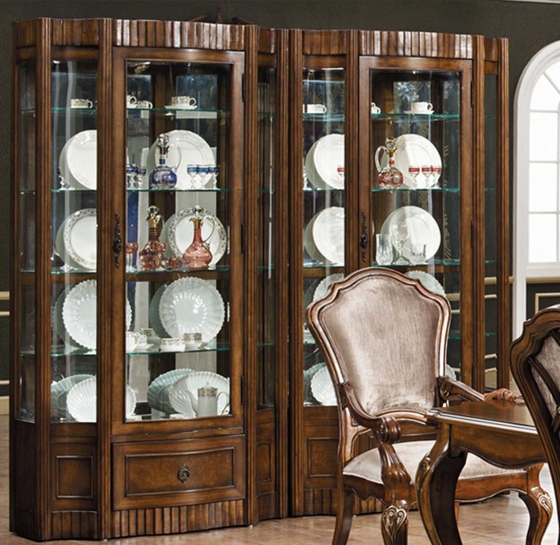 Carneros Curio shown in Antique Walnut finish