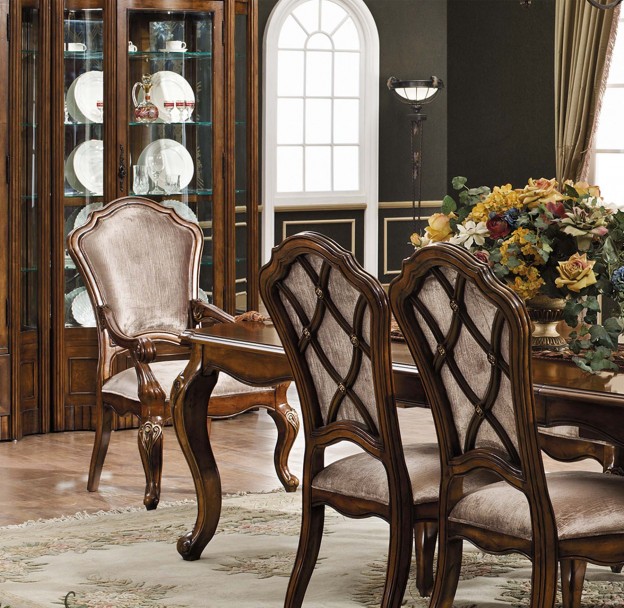 Carneros Dining Arm Chair shown in Antique Walnut finish