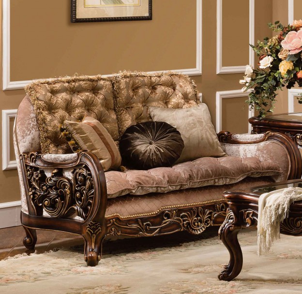 Casabella Living Room Collection shown in Antique Cherry finish