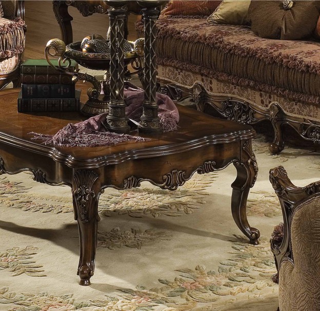 Victoria End / Coffee Table (Antique Walnut) - End Table - Living Room