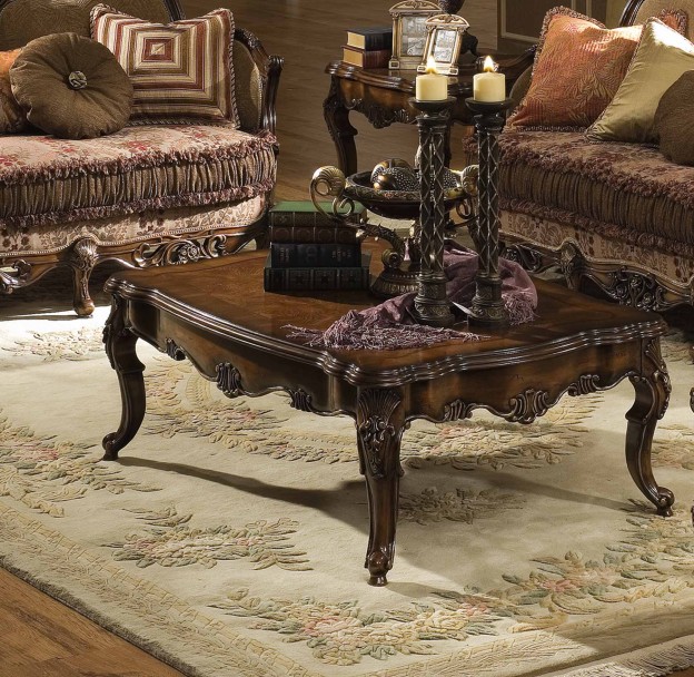 Victoria Coffee Table shown in Antique Walnut