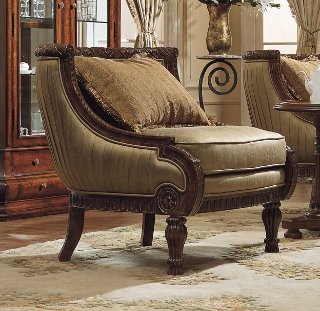 Hampshire Occasional Chair shown in Brandy finish 