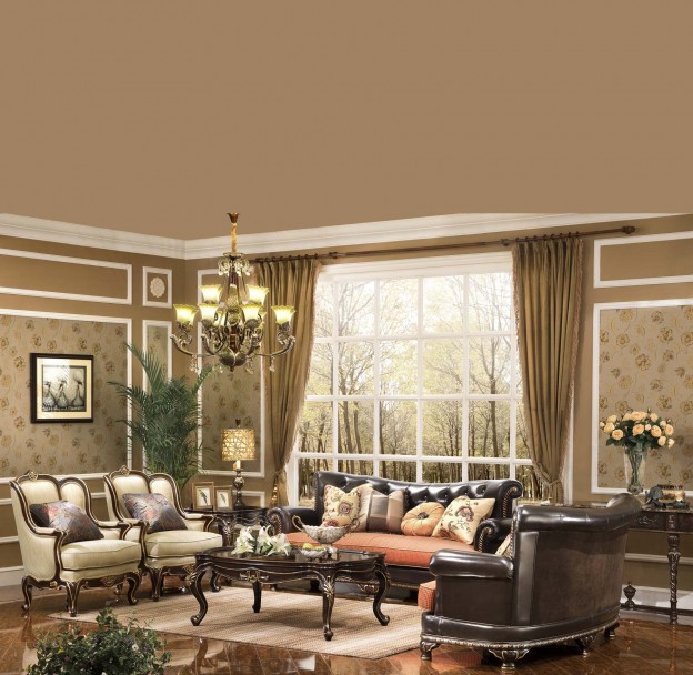 Mayfair 6-pc Living Set in Vintage Truffle finish