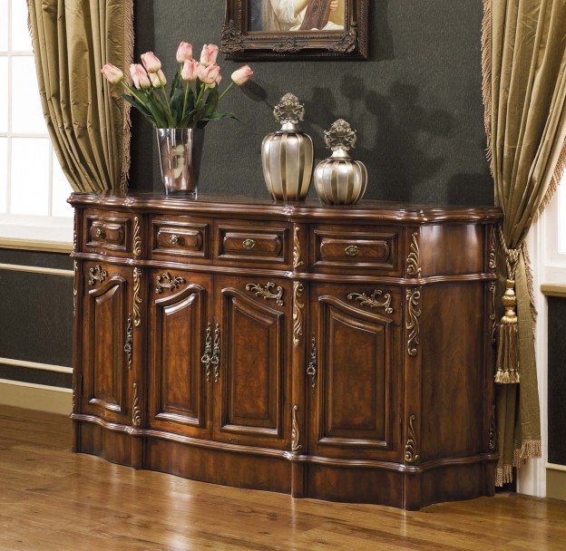 Monterey Credenza shown in Antique Walnut finish