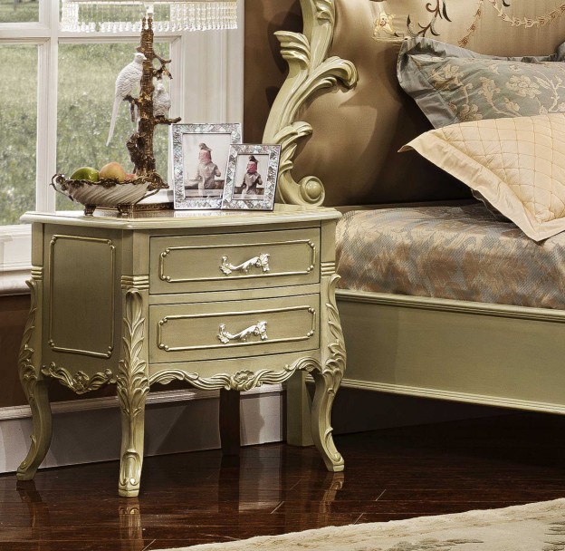 Langham Nightstand shown in Antique Sage finish