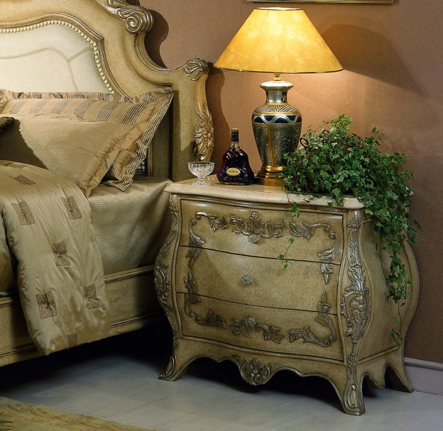 Sonoma Nightstand shown in Antique Bisque finish