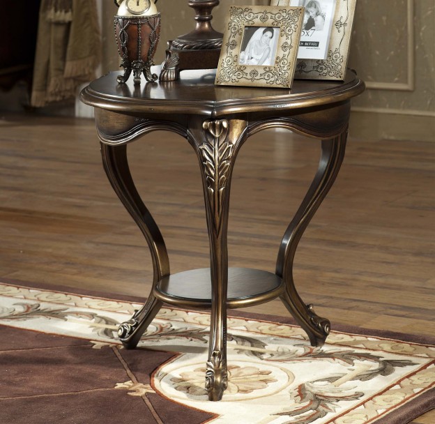 Oxford End Table shown in Parisian Bronze finish