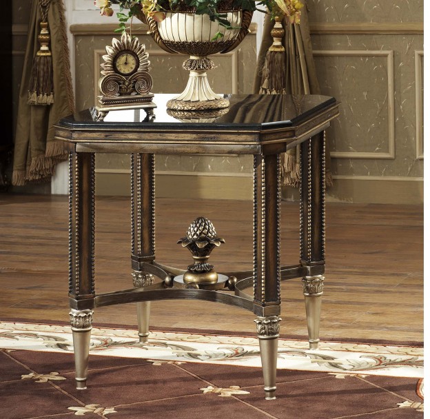 Wellesley End Table shown in Parisian Bronze finish