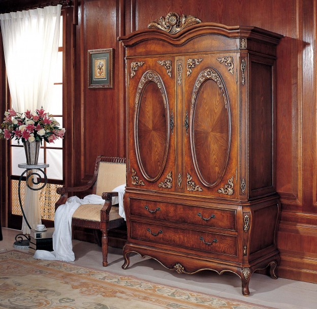Windsor Armoire shown in Mahogany finish
