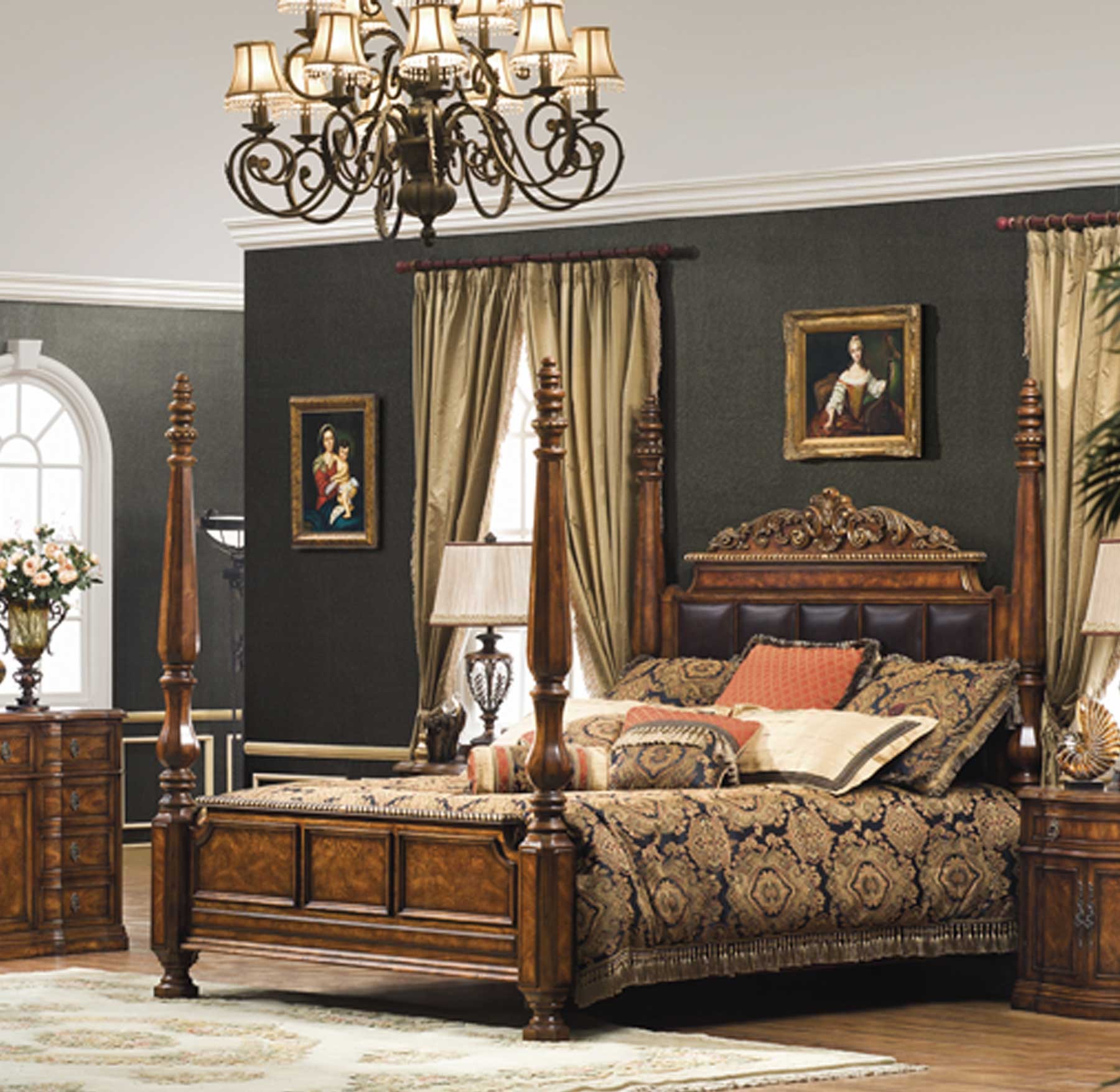 Solid walnut new arrivals bedroom set