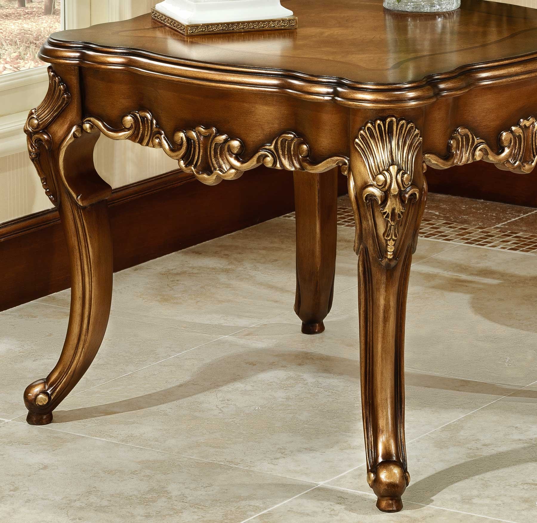 Victoria End Table Parisian Bronze