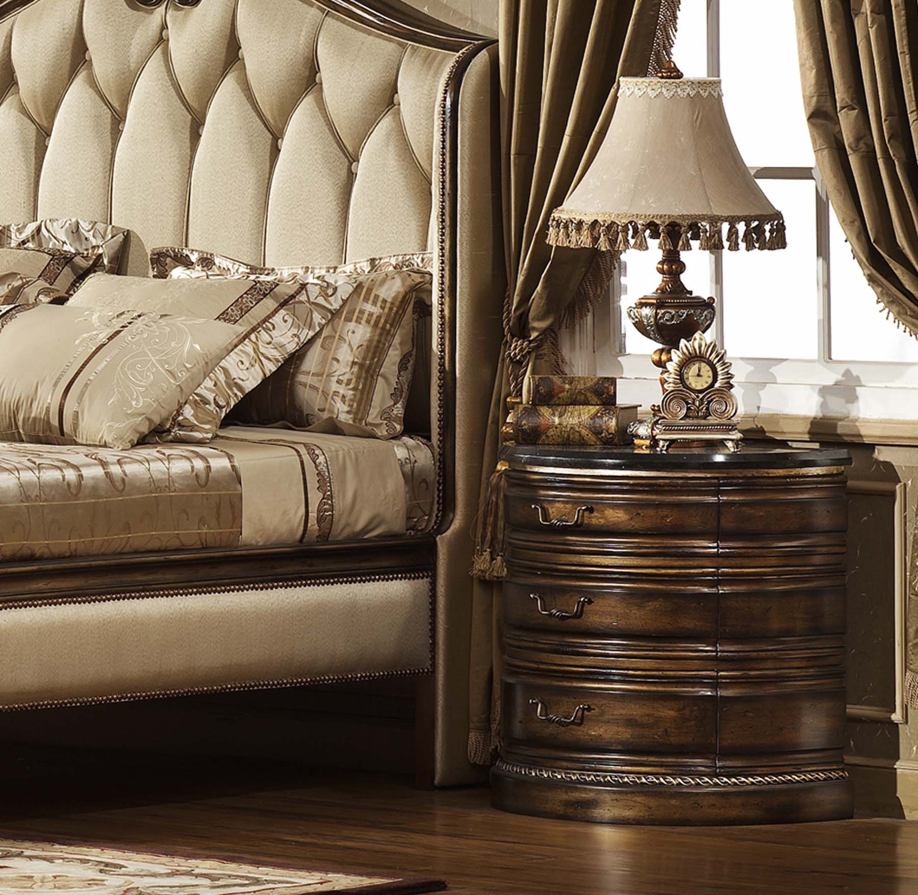 Oxford Nightstand w Granite Top Nightstand Bedroom