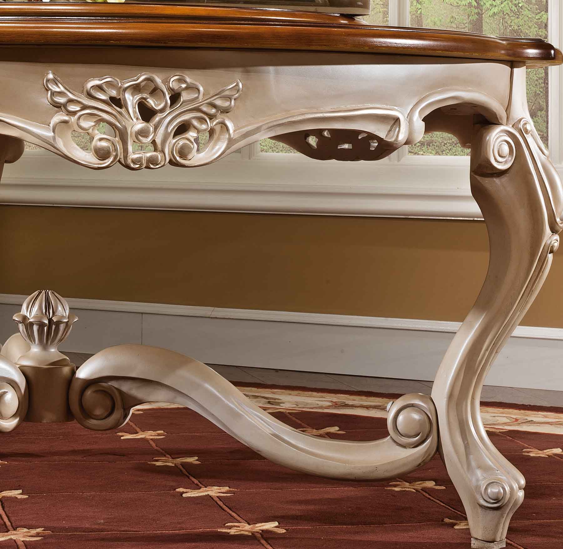 Prescott Dining Table w/ Lazy Susan - Dining Table ...