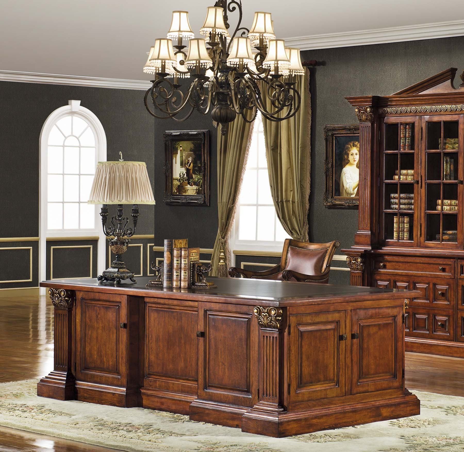 Mahogany desk outlet