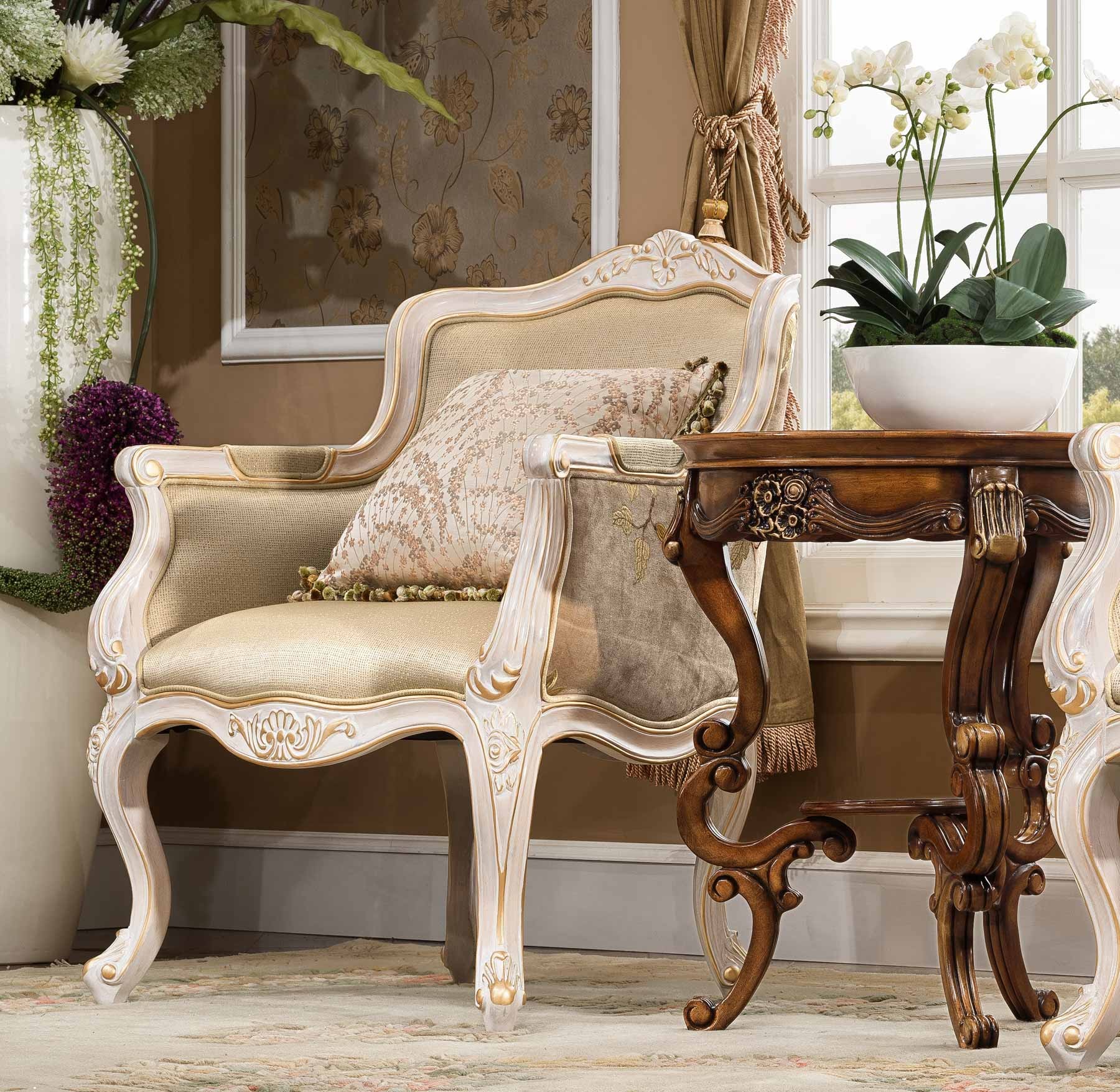 Moreton Chair shown in Antique Almond finish