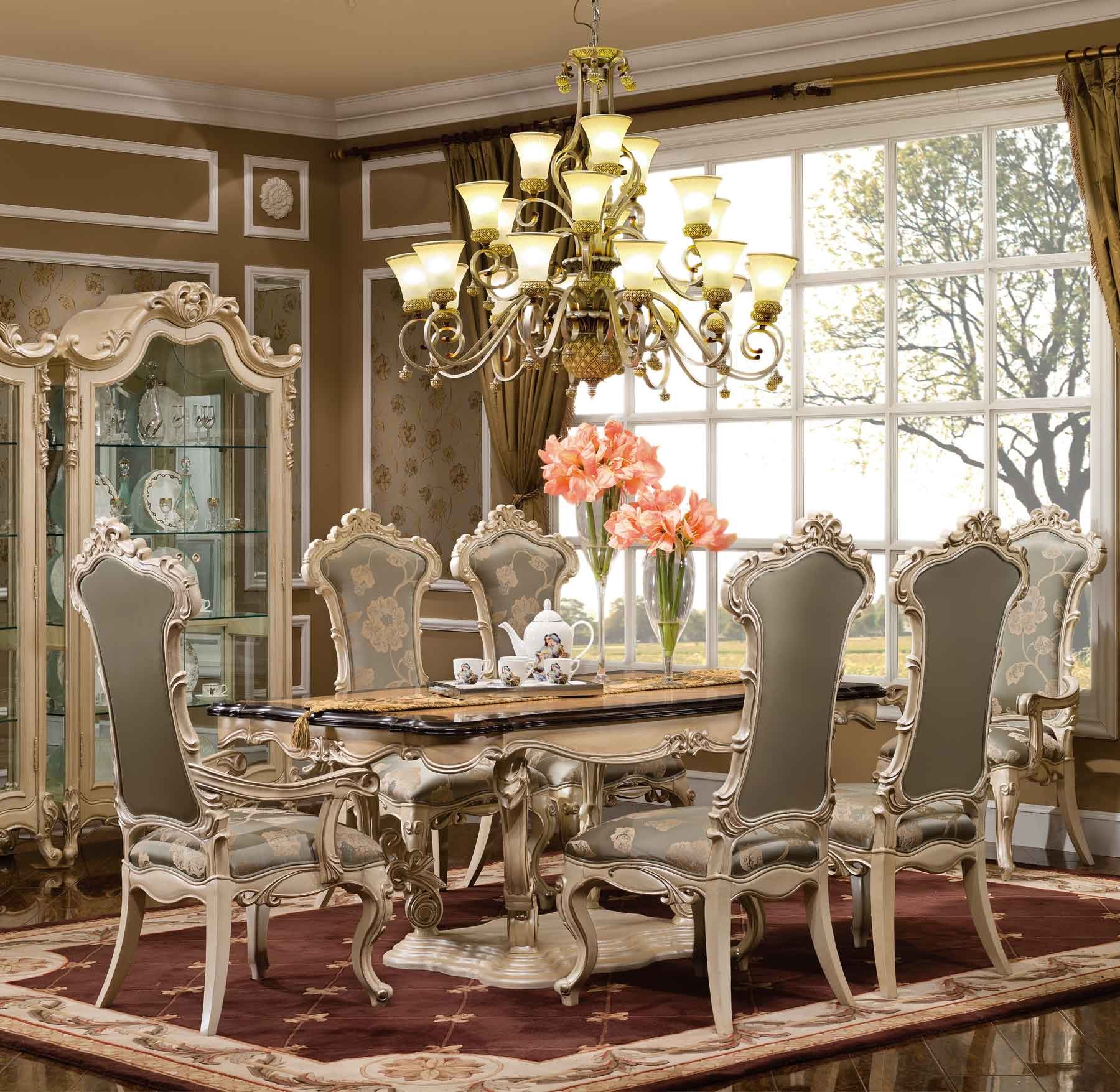 Birchwood 7-pc Dining Set shown in Egyptian Pearl finish