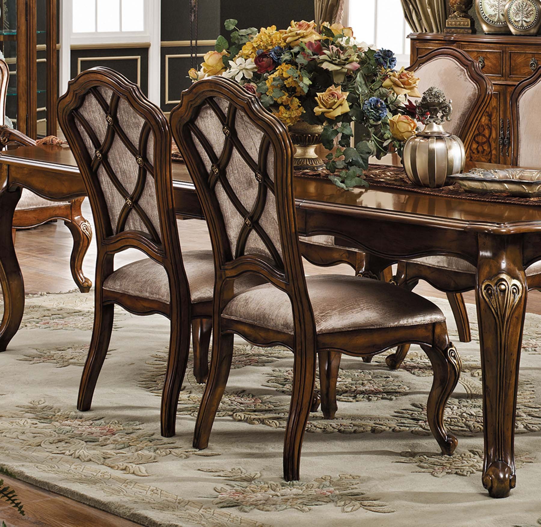 Carneros Dining Side Chair shown in Antique Walnut finish