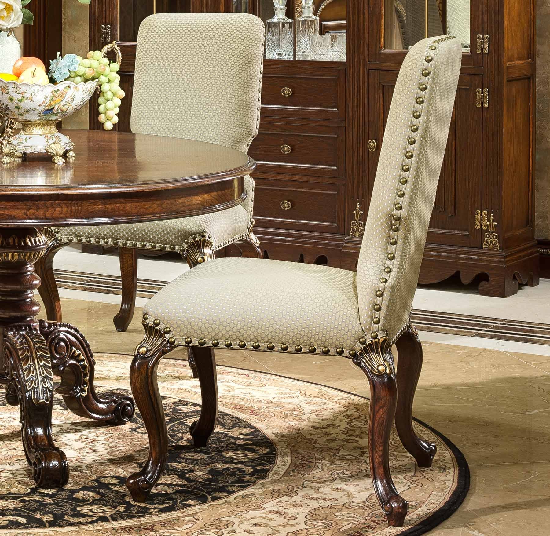 Gorsvenor Dining Chair shown in Antique Almond or Antique Cocoa finish