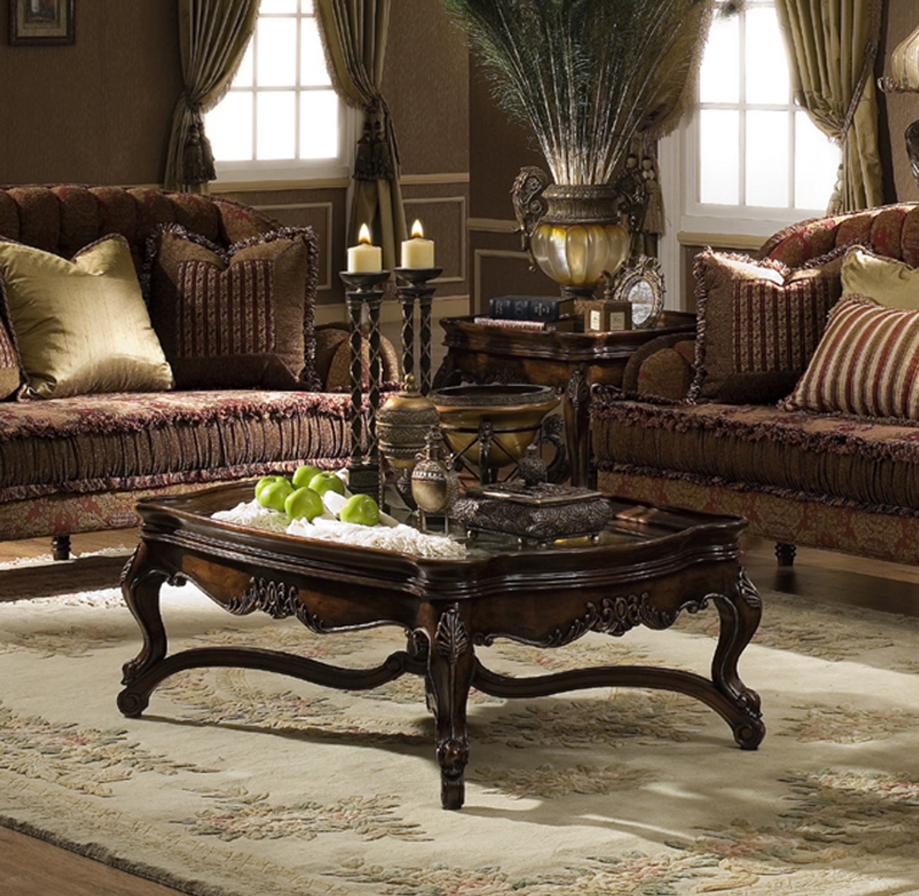 Carmel End / Coffee Table shown in Antique Walnut