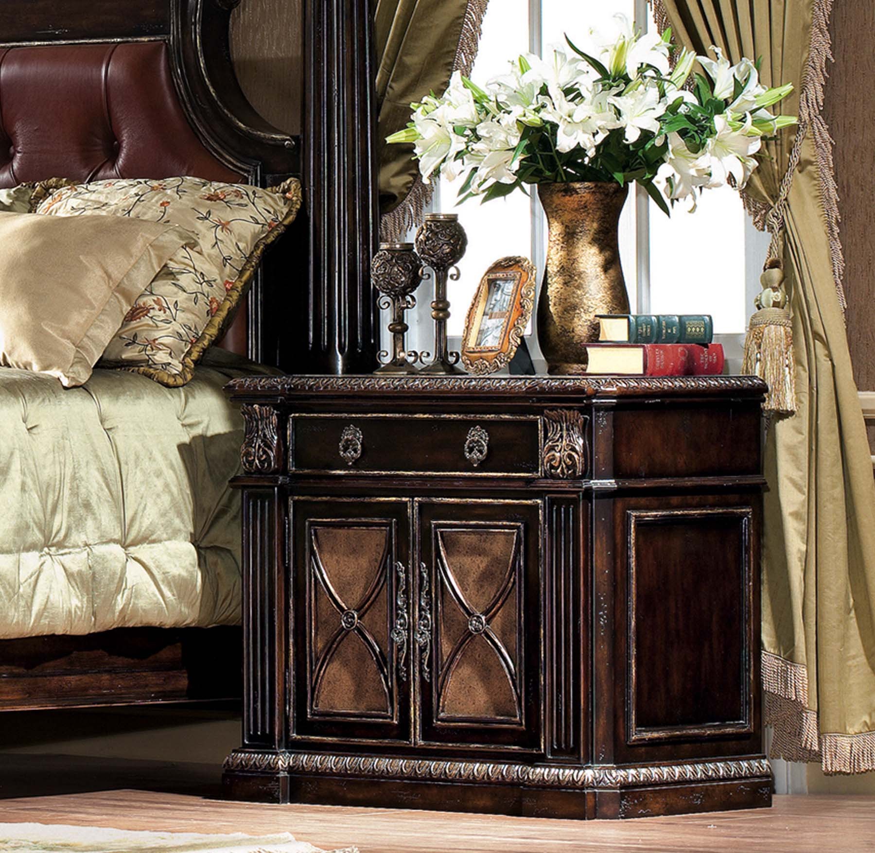 Essex Nightstand shown in Antique Chestnut finish