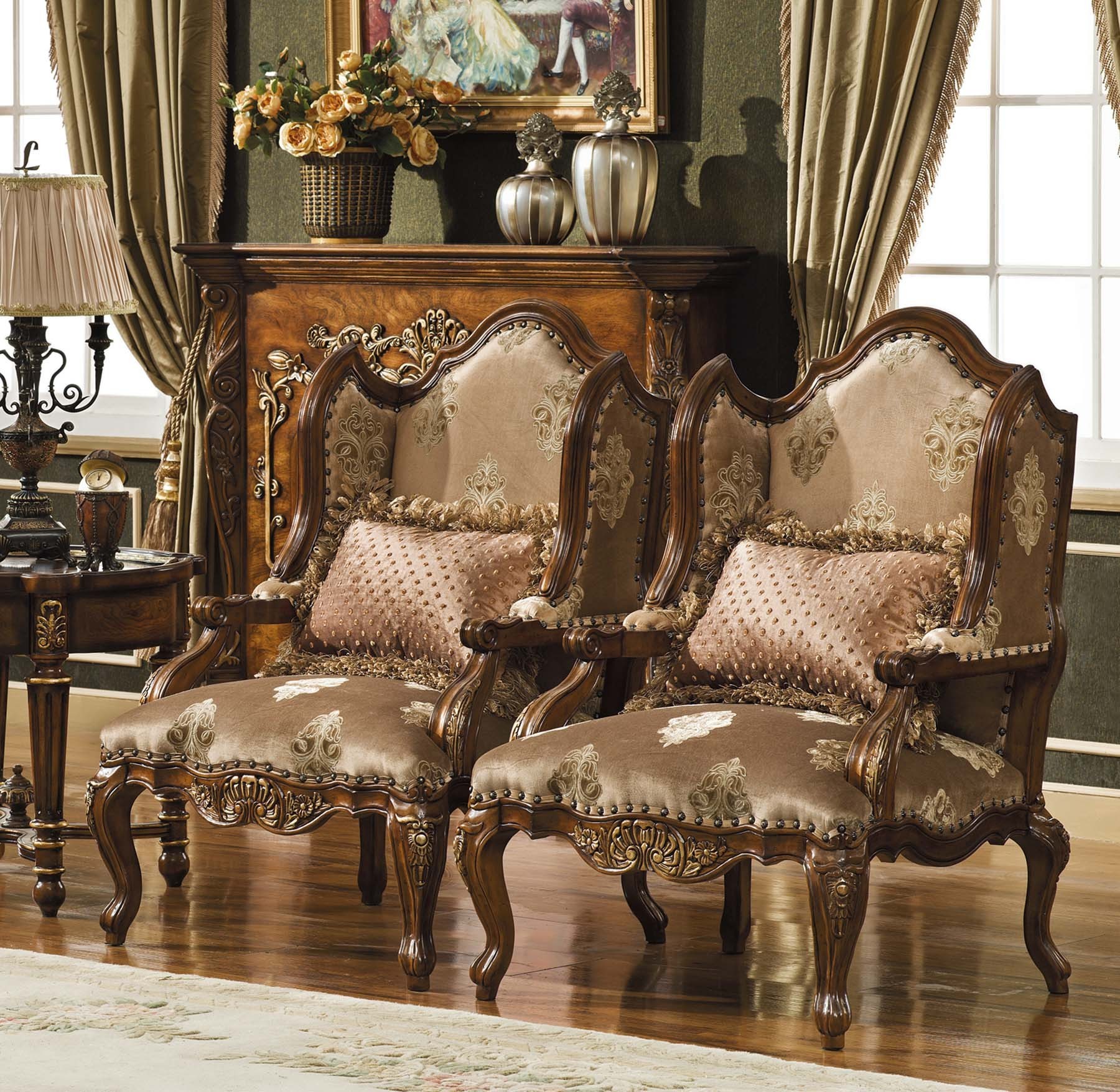 Gloucester Occasional Chair shown in Antique Walnut finish
