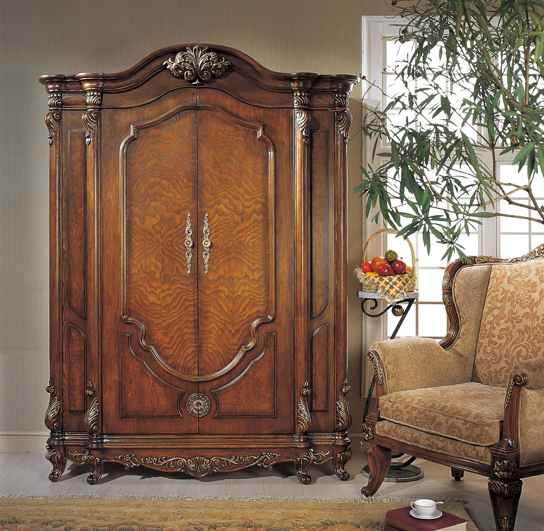 Greenwich Armoire shown in Mahogany finish