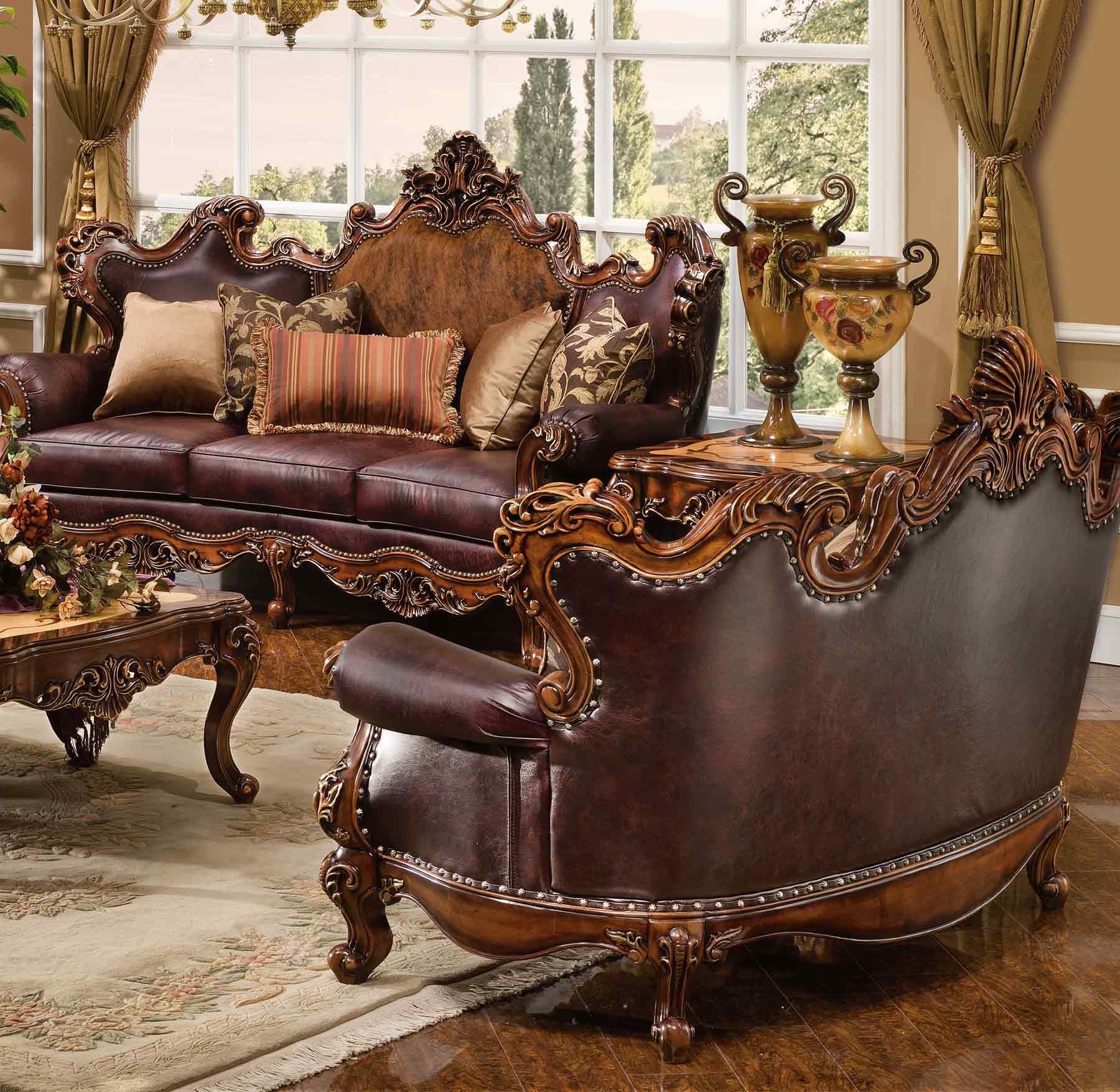 Knightsbridge Loveseat / Sofa shown in Antique Cherry finish