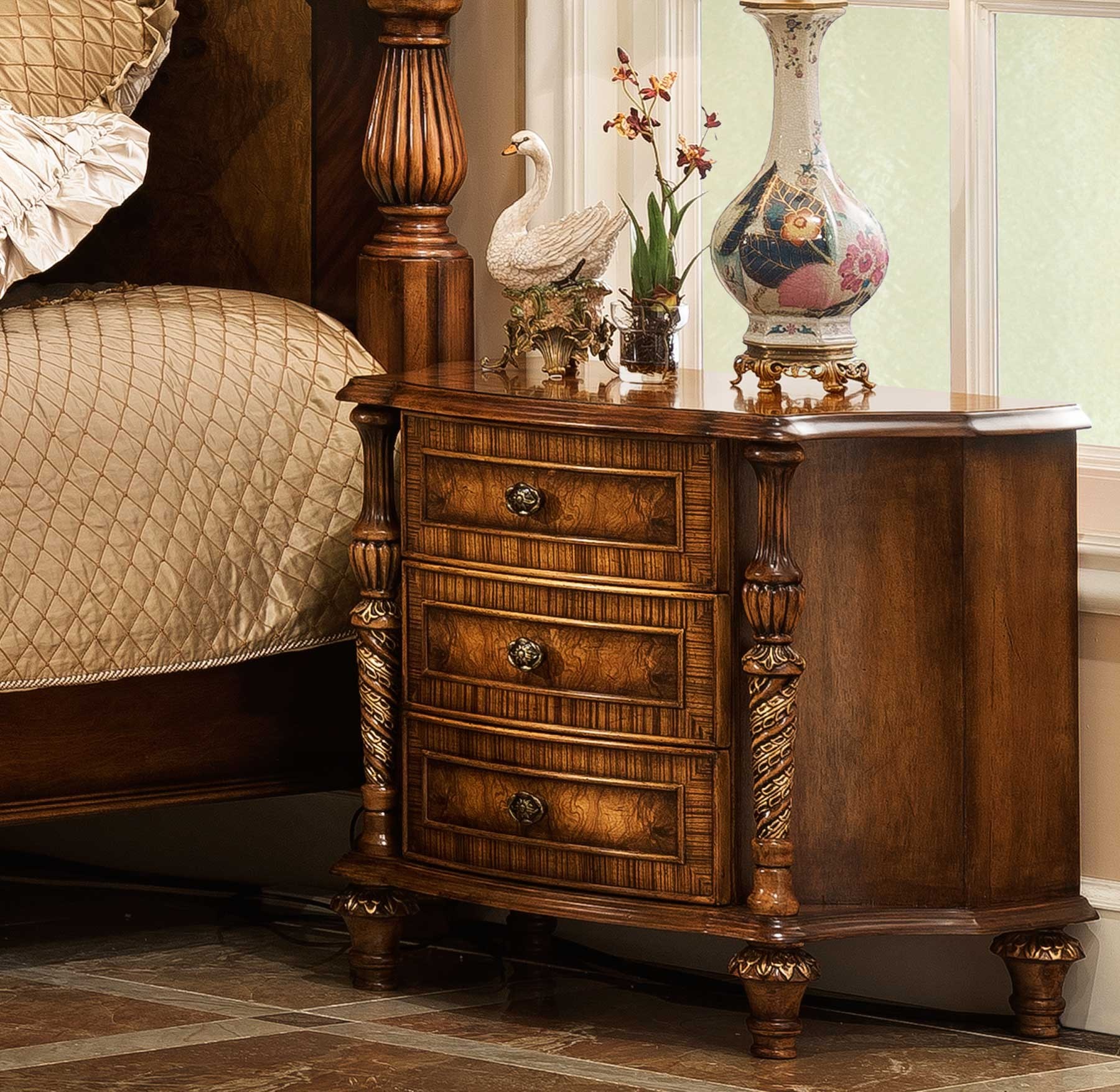 Park Lane Nightstand shown in Vintage Cohiba finish