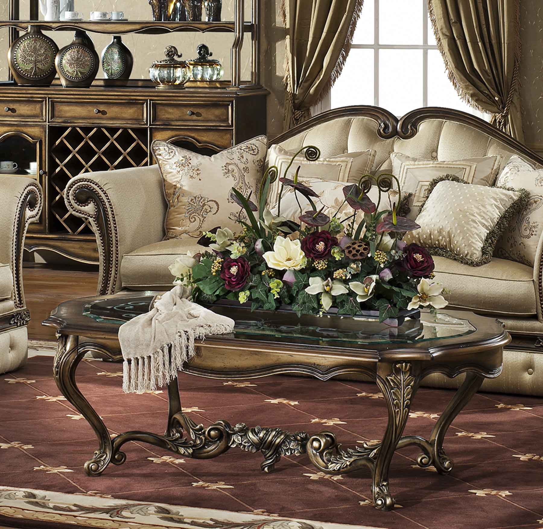 Oxford Coffee Table shown in Parisian Bronze finish