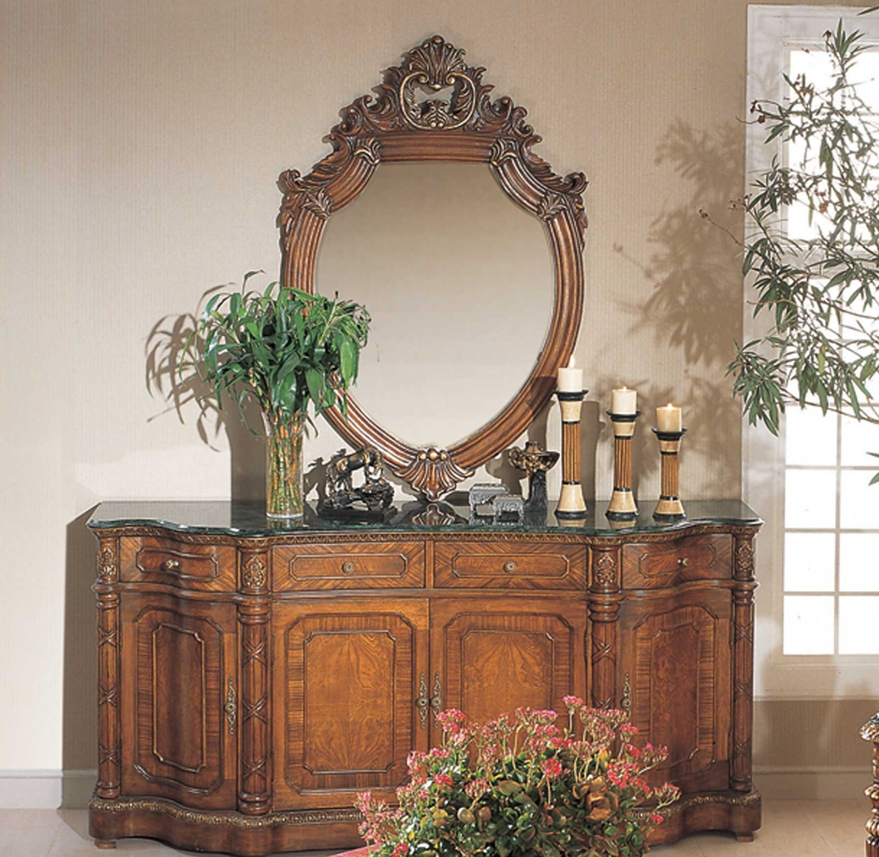 Waterford Credenza shown in in Mahogany finish