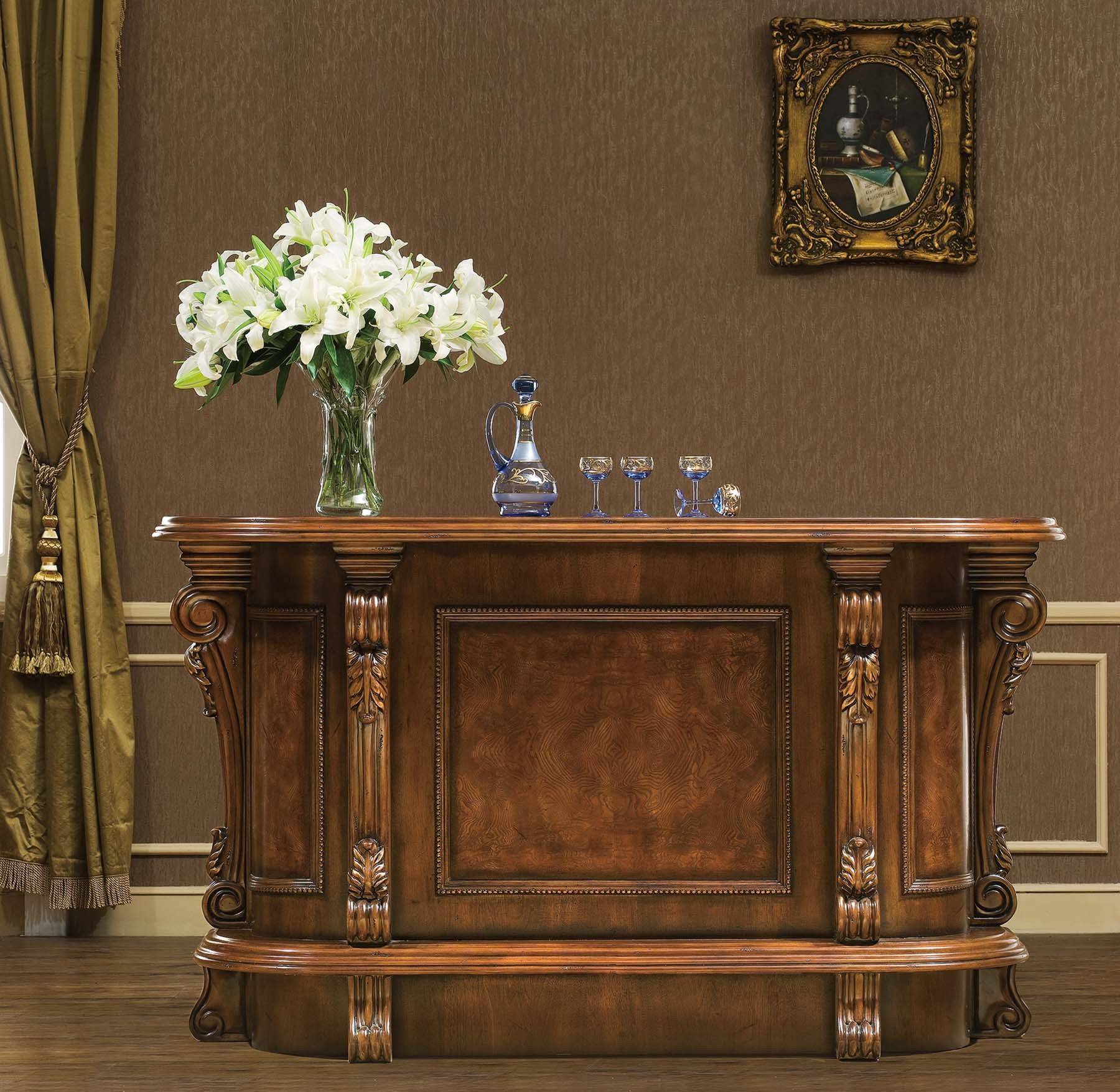 Yellowstone Bar shown in Antique Walnut finish