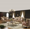 Salisbury Living Room Collection shown in Antique White finish