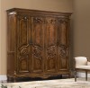 4-Door Armoire shown in Vintage Cohiba finish