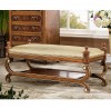 Solomon Bench shown in Antique Cohiba finish