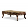 Sullivan Coffee Table w/ Marble Top in Mahogany finish