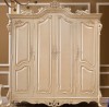 Salisbury Four Door Armoire shown in Egyptian Pearl finish