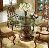 Chesapeake Dining Table shown in Mahogany finish