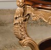 Fountaine End Table w/ Glass Top