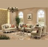 Leighton 6-pc Living Set shown in Antique Silver Leaf finish