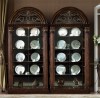 Monterey Curio shown in Antique Walnut finish