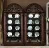 Monterey Curio shown in Antique Walnut finish