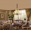 Odessa 5-pc Living Room Set shown in Vintage Silver finish