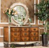Leighton Dresser shown in Antique Silver Leaf and Vintage Cohiba finish