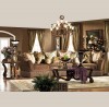 Santa Barbara 3-pcs Living Room Set shown in Antique Walnut finish