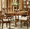 Ivybridge Dining Table shown in Vintage Cohiba finish