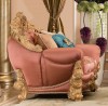 Waldorf Arm Chair in Antique Gold finish