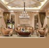 Waldorf 5-pc Living Room Set shown in Vintage Silver finish