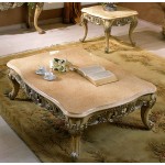 Sullivan End / Coffee Table w/ Marble Top